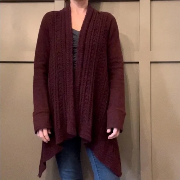 Anthropologie Saturday Sunday Neela Knit Open Front Cardigan Sweater Size Medium - Picture 12 of 12